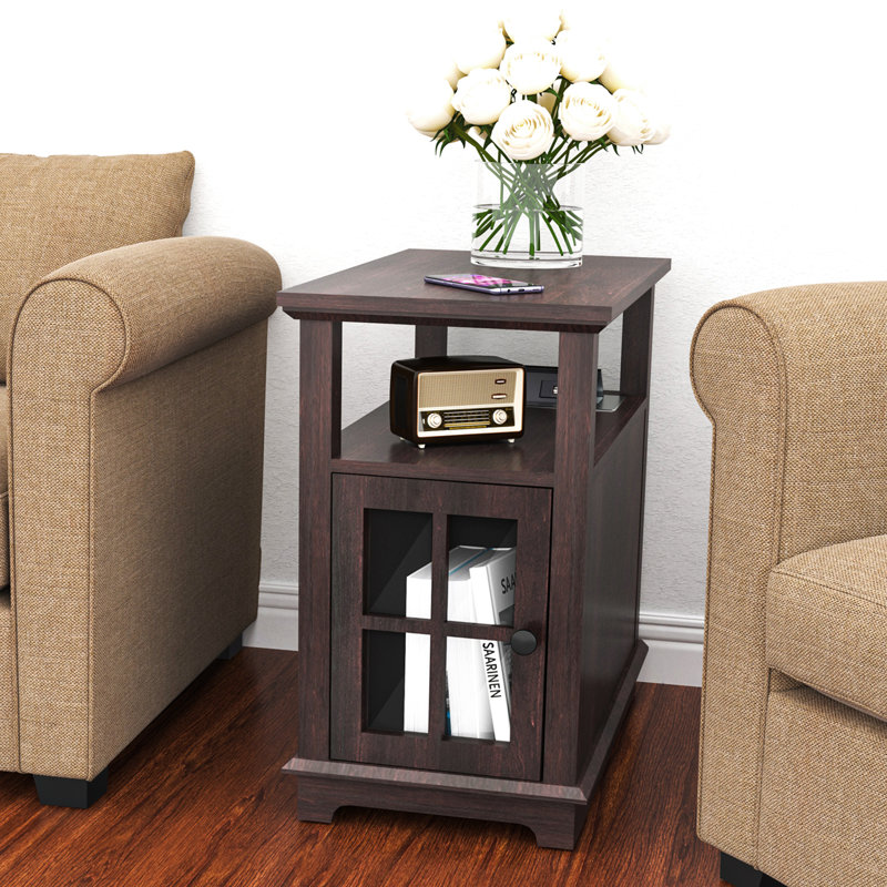 Red Barrel Studio® Roseannah 23.6" Tall Nightstands with Storage and